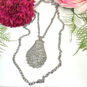 VINTAGE⚜️RARE TRIFARI Ornate Pendant Layered Necklace
